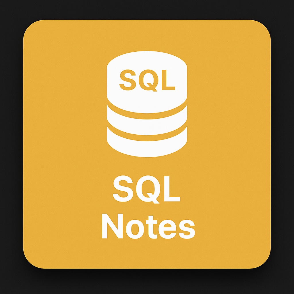 SQL Notes